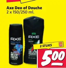 Nettorama Axe Deo of Douche aanbieding