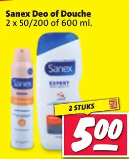 Nettorama Sanex Deo of Douche aanbieding