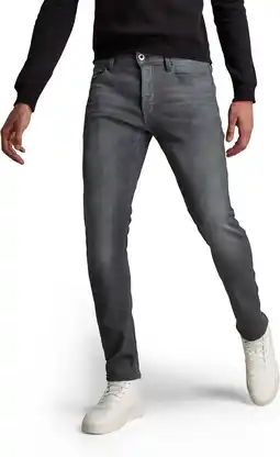 Amazon G-Star Raw 3301 Slim Jeans Jeans heren,Grijs,33W / 32L aanbieding