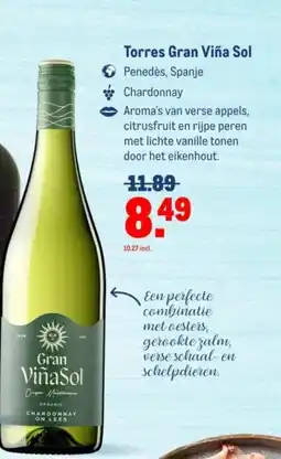 Makro Torres Gran Viña Sol aanbieding