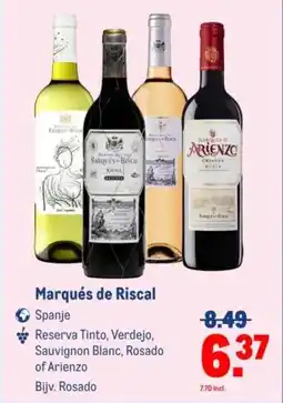 Makro Marqués de Riscal aanbieding