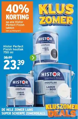 GAMMA Histor Perfect Finish houtlak aanbieding