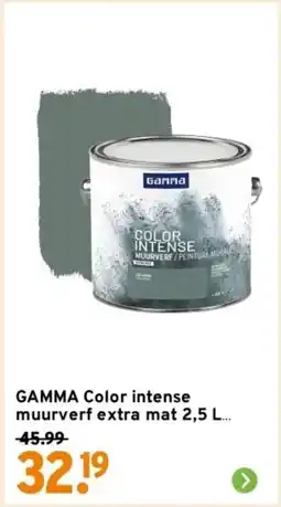 GAMMA GAMMA Color intense muurverf extra mat aanbieding