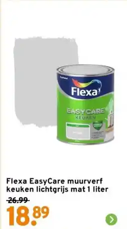 GAMMA Flexa EasyCare muurverf keuken lichtgrijs mat aanbieding