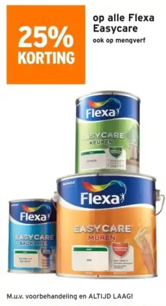 GAMMA Op alle flexa easycare aanbieding