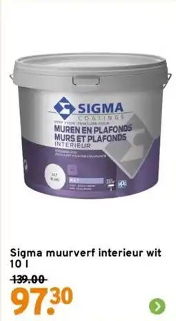 GAMMA Sigma muurverf interieur wit aanbieding