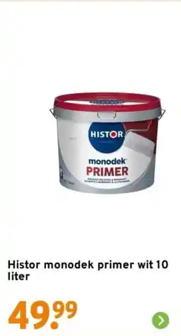 GAMMA Histor monodek primer wit aanbieding