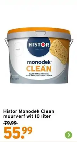 GAMMA Histor Monodek Clean muurverf wit aanbieding