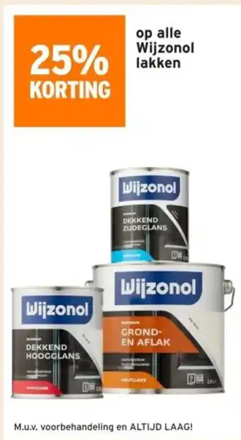 GAMMA Op alle wijzonol lakken aanbieding