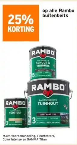 GAMMA Op alle rambo buitenbeits aanbieding