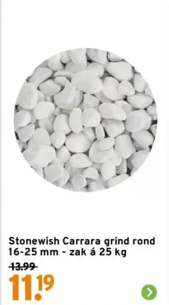 GAMMA Stonewish Carrara grind rond aanbieding