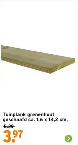 GAMMA Tuinplank grenenhout geschaafd aanbieding