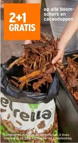 GAMMA Op alle boom schors en cacaodoppen aanbieding