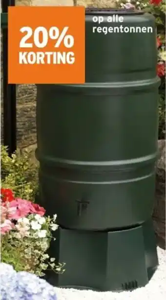 GAMMA Op alle regentonnen aanbieding