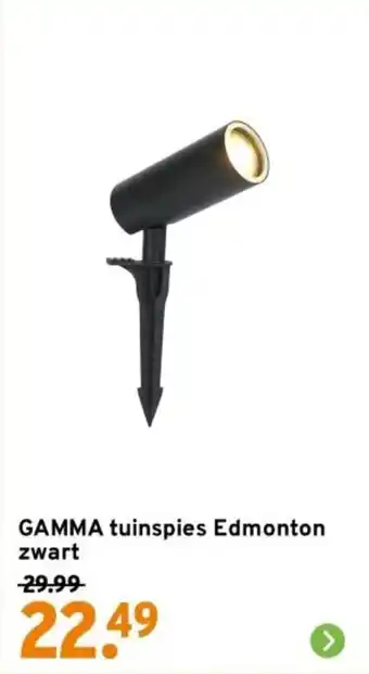 GAMMA GAMMA tuinspies Edmonton zwart aanbieding