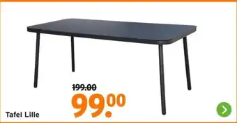 GAMMA Tafel Lille aanbieding