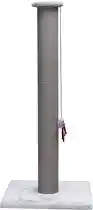 Welkoop Beeztees Figo - Krabpaal - Stof - Grijs - 40x40x90cm aanbieding