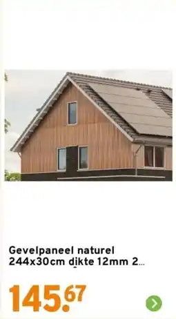 GAMMA Gevelpaneel naturel aanbieding