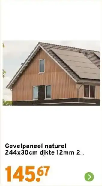 GAMMA Gevelpaneel naturel aanbieding