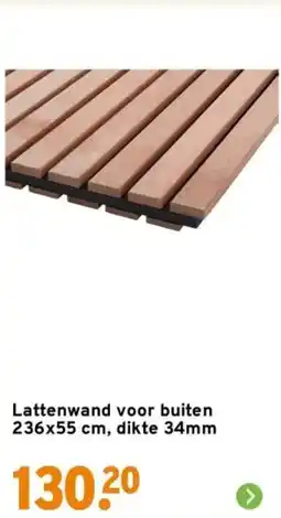 GAMMA Lattenwand voor buiten aanbieding