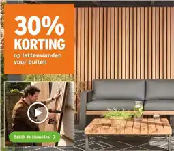 GAMMA Op lattenwanden voor buiten aanbieding