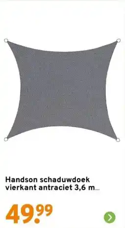 GAMMA Handson schaduwdoek aanbieding