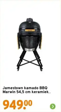 GAMMA Jamestown kamado BBQ Marwin keramiek aanbieding