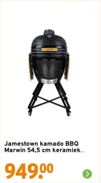 GAMMA Jamestown kamado BBQ Marwin keramiek aanbieding