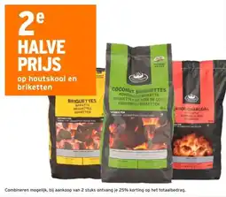 GAMMA Op houtskool en briketten aanbieding