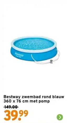 GAMMA Bestway zwembad rond aanbieding