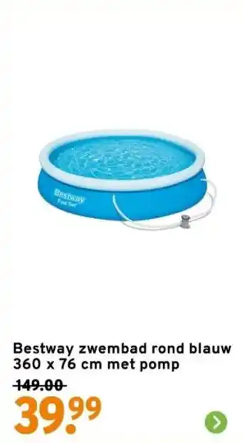 GAMMA Bestway zwembad rond aanbieding