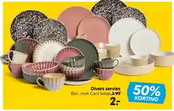 Xenos Divers servies aanbieding