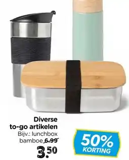 Xenos Diverse to-go artikelen aanbieding