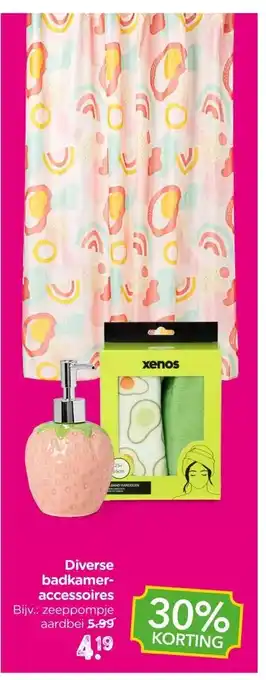 Xenos Diverse badkamer- accessoires aanbieding