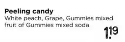 Xenos Peeling gummies mixed fruit - 60 gram aanbieding