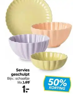 Xenos Servies geschulpt aanbieding