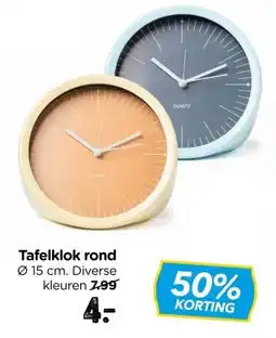 Xenos Tafelklok rond aanbieding