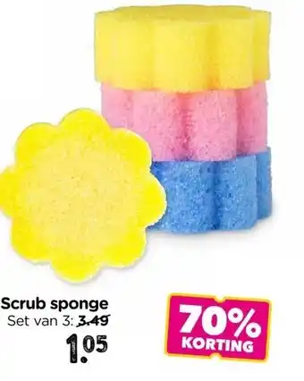 Xenos Scrub sponge aanbieding