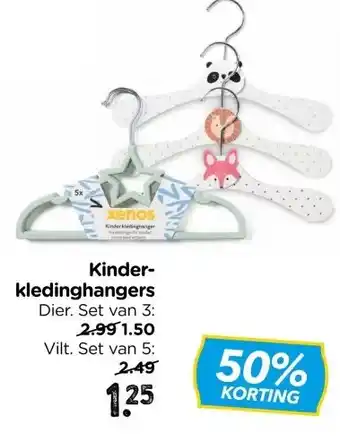 Xenos Kinder- kledinghangers aanbieding