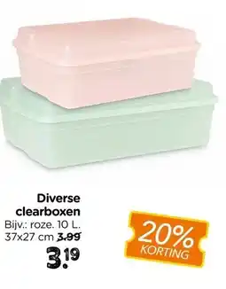 Xenos Diverse clearboxen aanbieding