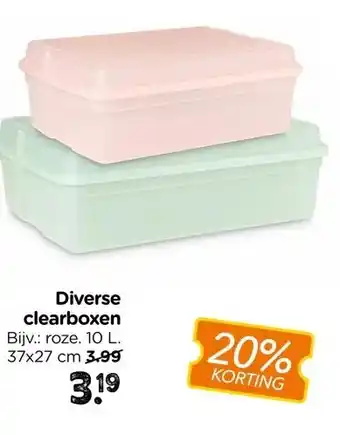 Xenos Diverse clearboxen aanbieding