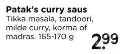 Xenos Madras Indiase kruidenpasta - Patak's - 165 g aanbieding