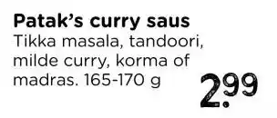 Xenos Madras Indiase kruidenpasta - Patak's - 165 g aanbieding