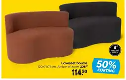 Xenos Loveseat bouclé aanbieding