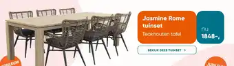 Van der Garde tuinmeubelen Jasmine Rome tuinset aanbieding