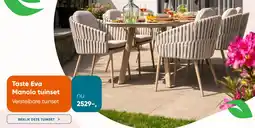 Van der Garde tuinmeubelen Taste Eva Manolo tuinset aanbieding