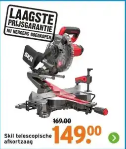 GAMMA Skil telescopische afkortzaag aanbieding