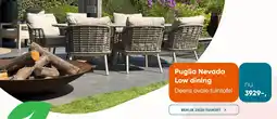 Van der Garde tuinmeubelen Puglia Nevada Low dining aanbieding