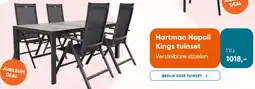 Van der Garde tuinmeubelen Hartman Napoli Kings tuinset aanbieding