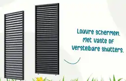 Van der Garde tuinmeubelen Louvre schermen. Met vaste of verstelbare shutters aanbieding